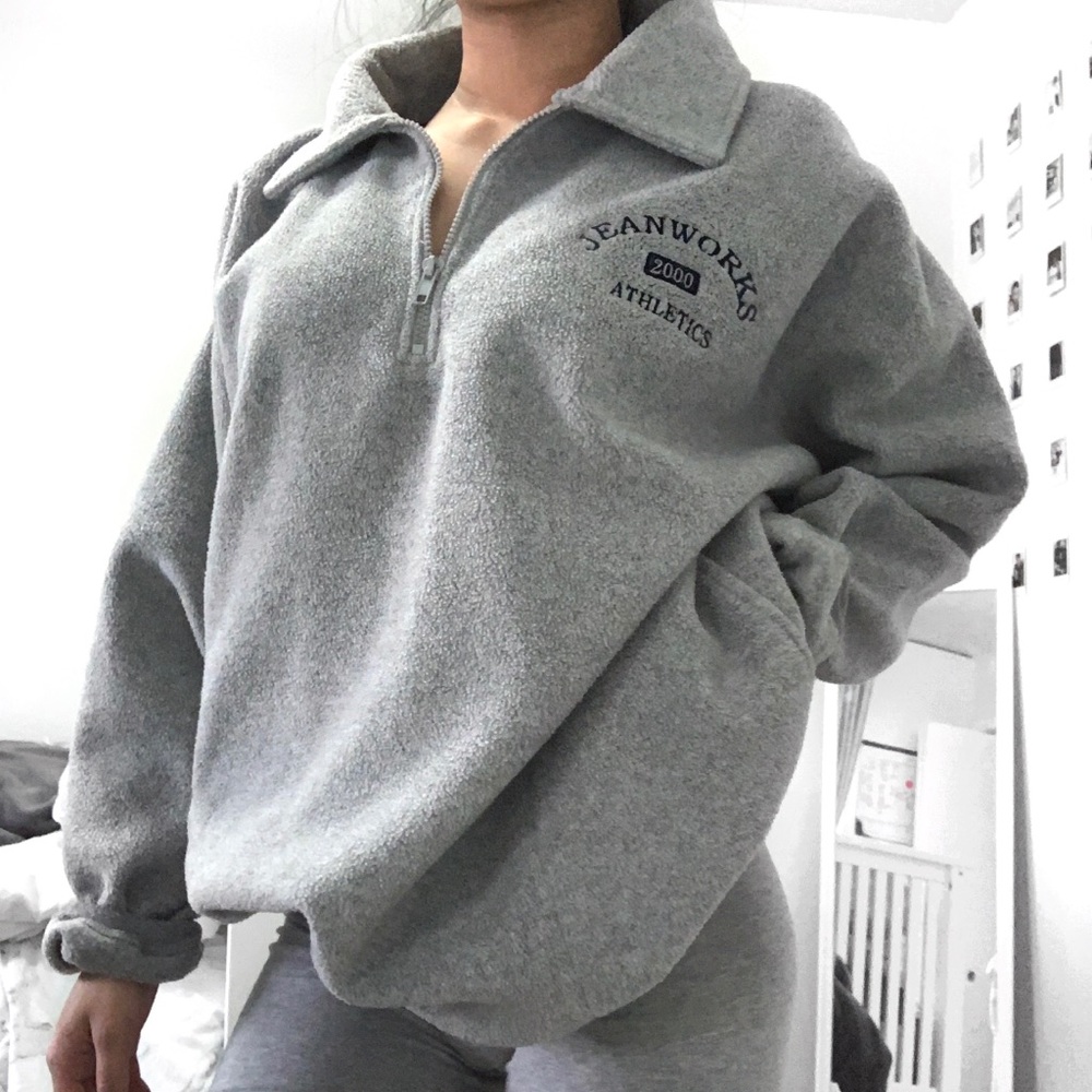 JEAN WORKS HALF ZIP